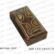 Wooden Rectangular Storage Box 
